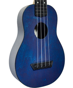 Flight Ukulele TUS35 AZ Soprano, Travel Azul