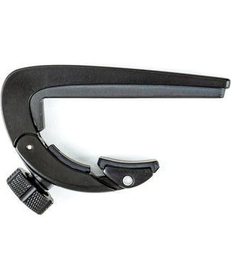 Dunlop Capo para Guitarra Clásica DPFBK Plano Negro, Pivot
