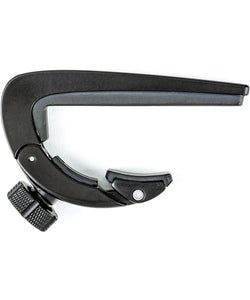 Dunlop Capo para Guitarra Clásica DPFBK Plano Negro, Pivot