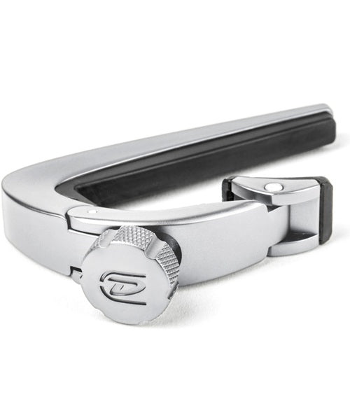 Dunlop Capo para Guitarra Clásica DPFSC Plano Cromo Satinado, Pivot