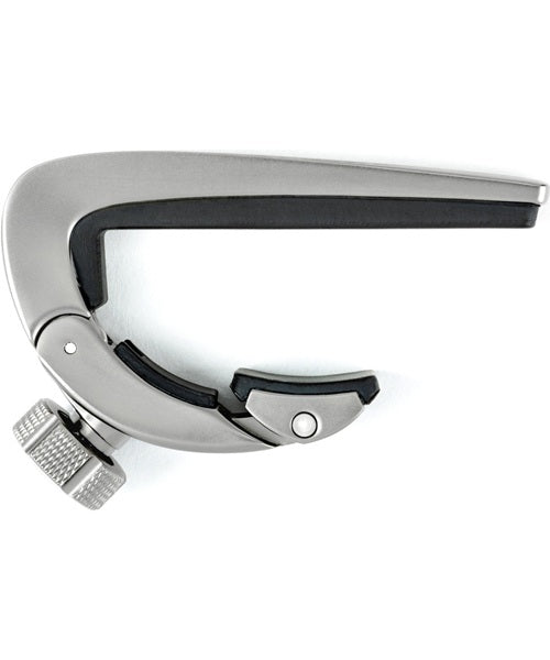 Dunlop Capo para Guitarra Clásica DPFSC Plano Cromo Satinado, Pivot