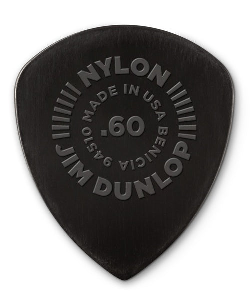 Dunlop Púas Flow Nylon 541P060 0.60mm con 12 piezas
