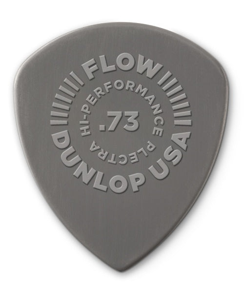 Dunlop Púas Flow Nylon 541P073 0.73mm con 12 piezas