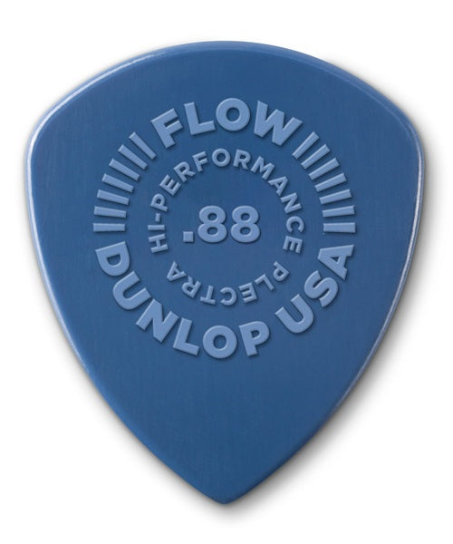 Dunlop Púas Flow Nylon 541P088 0.88mm con 12 piezas