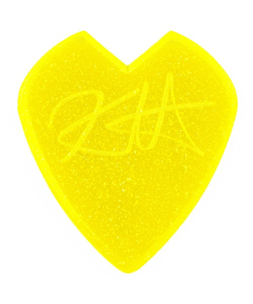 Dunlop Puas Kirk Hammett 47PKH3NYS Jazz III, Amarillo Brillante con 6pzas