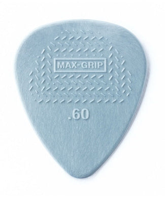 Dunlop Púas Max Grip Nylon Standard 449B.60(36) .60mm, Gris con 10 piezas