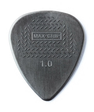 Dunlop Púas Max Grip Nylon Standard 449B1.0(36) 1.00mm, Gris con 10 piezas