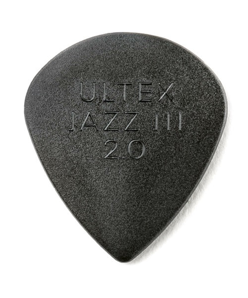 Púas Dunlop Ultex Jazz III 427R2.00 Negro 2.00mm 24 Piezas