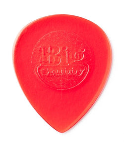Dunlop Púas Big Stubby 475R1.0(24) 1.00mm, Rojo con 10 piezas