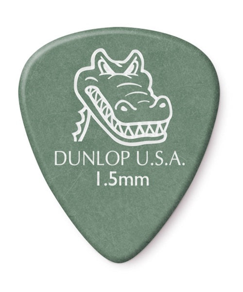 Púas Dunlop Gator Grip Verde 1.50mm 36 Piezas