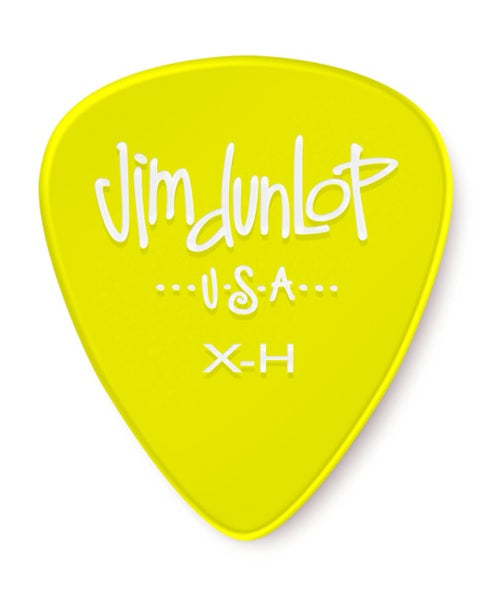 Púas Dunlop 486B XH Gels Yellow Extra Heavy Amarillo 36 Piezas