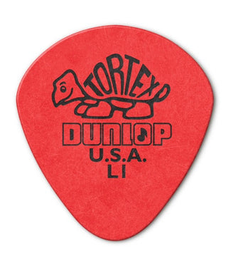 Dunlop Púas Tortex Jazz I Light 472RL1(36) .50mm, Rojo con 10 piezas