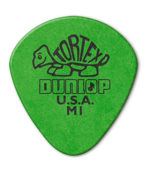 Púas Dunlop Tortex Jazz I Medium 472RM1 Verde 0.88mm 36 Piezas