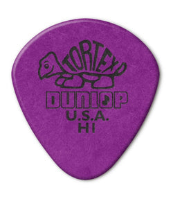 Dunlop Púas Tortex Jazz I Heavy 472RH1(36) 1.14mm, Morado con 10 piezas