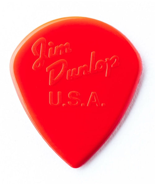 Dunlop Púas Jazz III Nylon 47R3N(24) 1.38mm, Rojo con 10 piezas