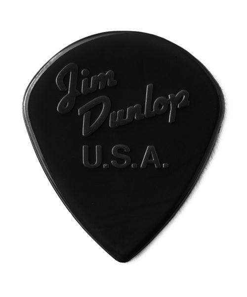 Dunlop Púas Jazz III Nylon 47R3S(24) 1.38mm, Negro con 10 piezas