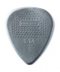 Dunlop Púas Max Grip Nylon Standard 449B1.14(36) 1.14mm, Gris con 10 piezas