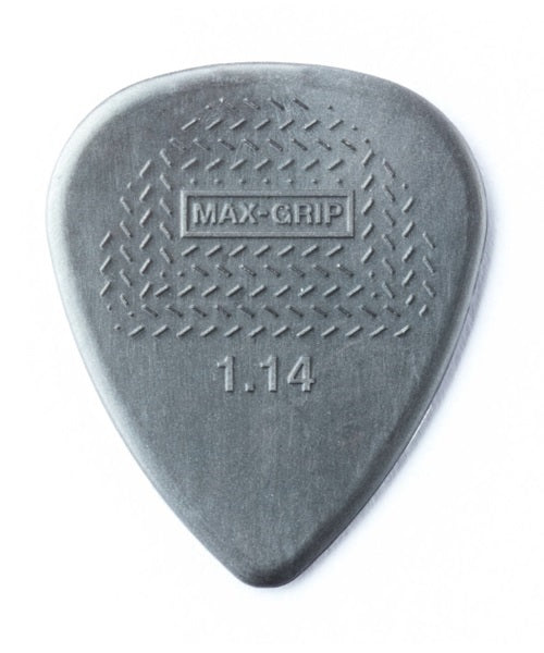 Dunlop Púas Max Grip Nylon Standard 449B1.14(36) 1.14mm, Gris con 10 piezas