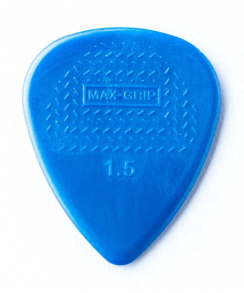 Púas Dunlop 449B1.5 Max Grip Nylon Standard Azul 1.50mm 36 Piezas