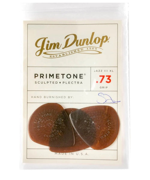Púas Dunlop 520P.73 Primetone Jazz III XL 0.73mm 3 Piezas