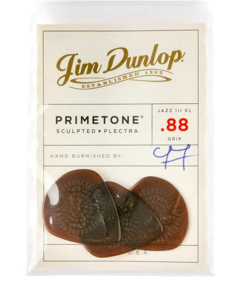Púas Dunlop 520P.88 Primetone Jazz III XL 0.88mm 3 Piezas