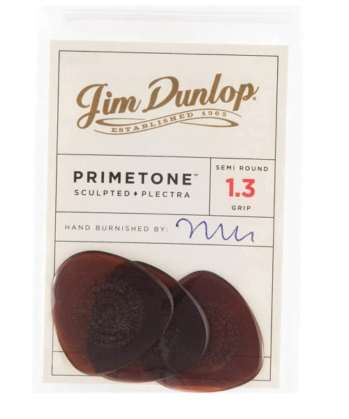 Púas Dunlop 514P1.3 Primetone Semi-Round 1.30mm 3 Piezas
