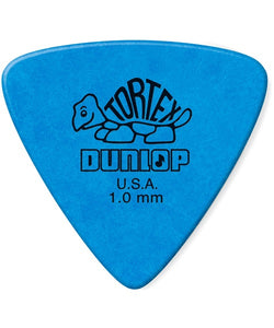Dunlop Púas Tortex Triangle 431B100(36) 1.00mm, Azul con 10 piezas