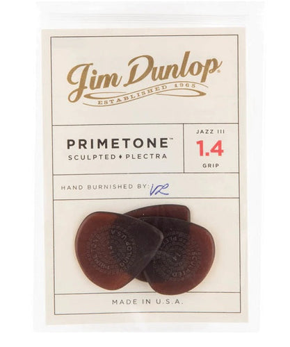 Dunlop Puas Primetone 518P1.4 Jazz III 1.40 con 3 Piezas