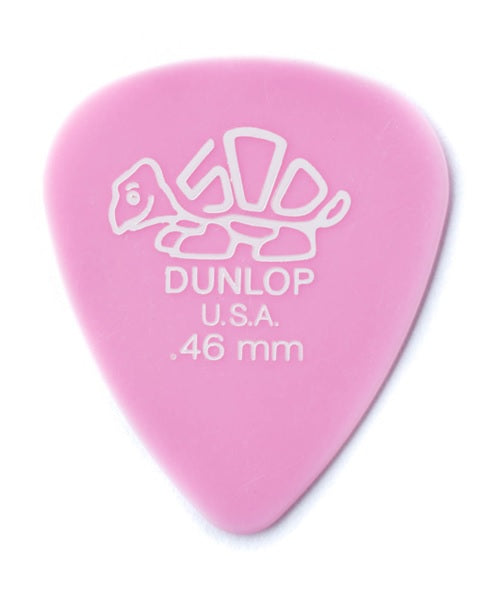 Púas Dunlop 41B.46 Delrin 500 Rosa 0.46mm 36 Piezas
