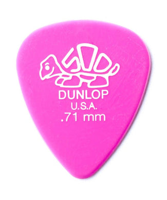 Dunlop Púas Delrin 500 41B.71(36) .71mm, Lila con 10 piezas