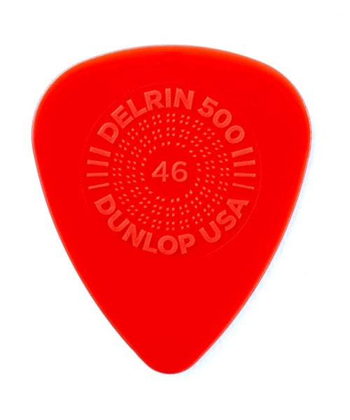 Púas Dunlop 450B.46 Prime-Grip Delrin 500 Rojo 0.46mm 36 Piezas