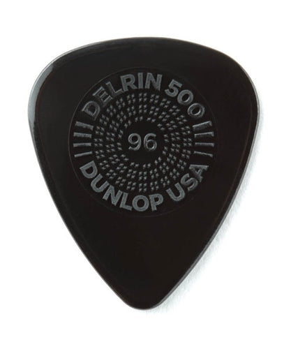 Dunlop Púas Prime-Grip Delrin 500 450B.96(36) .96mm, Negro con 10 piezas