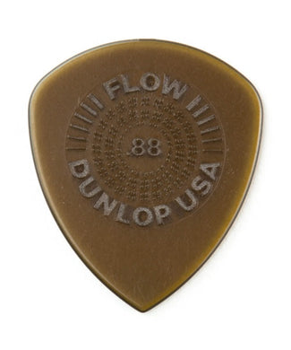 Dunlop Púas Flow Standard 549R.88(24) .88mm, Café con 10 piezas
