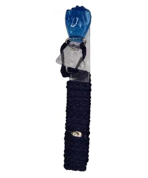 El Cometa Tahalí­ 161/13-BL (10) para Guitarra Española/Clásica con Manita-Cordón, Azul, 10 pzas
