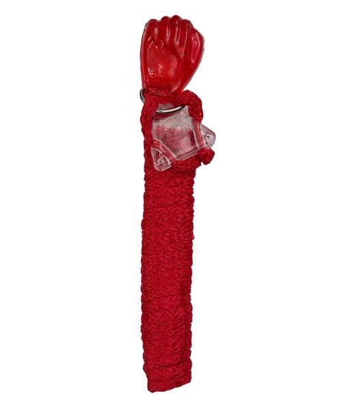 El Cometa Tahalí­ 161/13-RD (10) para Guitarra Española/Clásica con Manita-Cordón, Rojo, 10 pzas