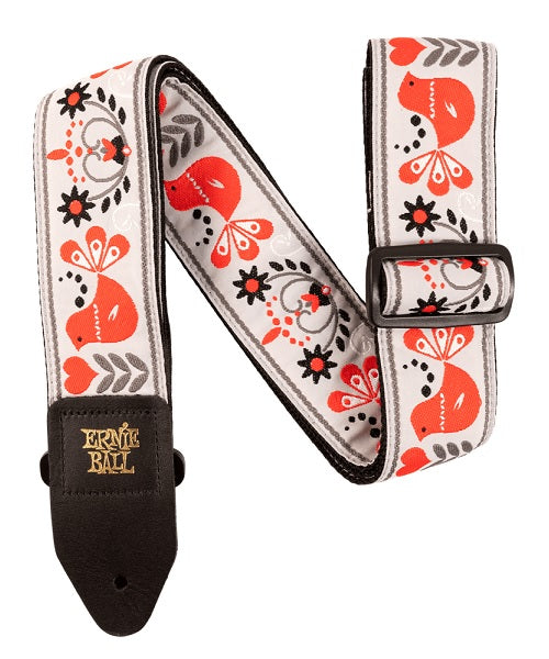 Tahalí Ernie Ball Jacquard 4689 Red Bird