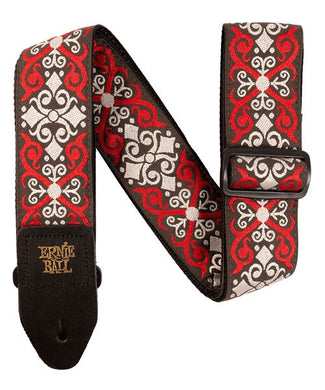 Ernie Ball Tahalí­ Jacquard 4695 Red Trellis