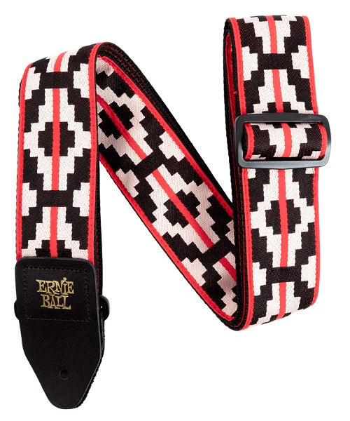 Tahalí Ernie Ball Jacquard 5322 Ristra Rojo