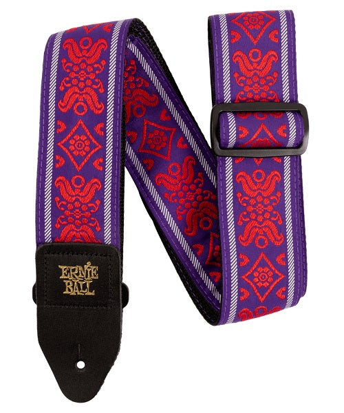 Tahalí Ernie Ball Jacquard 5330 Royal Flush Red