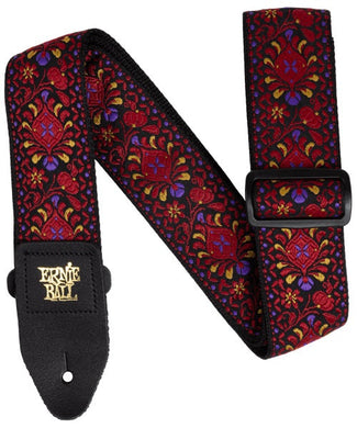 Ernie Ball Tahalí­ Jacquard 5369 Crimson Royal Bloom