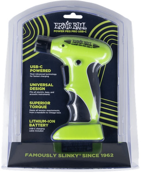 Ernie Ball Encordador 9626 Automático, Power Peg Pro USB-C