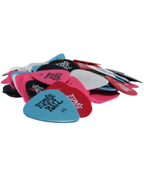 Púas Ernie Ball Standard 9128 Heavy Varios Colores 144 Piezas