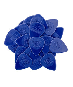 Ernie Ball Púas Nylon Injection Molded 9131(50) Medium Azul Marino con 10 piezas