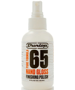 Dunlop Liquido Limpiador 6604 Pure Formula 65 Nano Gloss Silicone Free para Guitarra, 118 ML