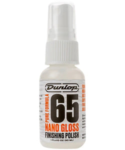 Dunlop Liquido Limpiador 6601J Pure Formula 65 Nano Gloss Silicone Free para Guitarra, 30 ML