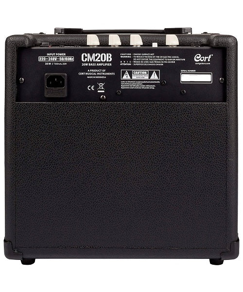 Combo Cort CM20B 20W 1x8" Negro para Bajo Eléctrico