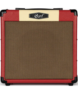 Cort Combo para Guitarra Eléctrica 15W 1x8" CM15R DR Rojo, Serie CM