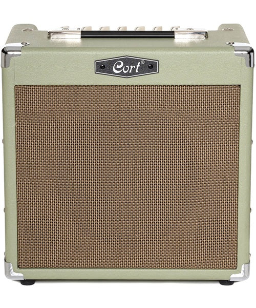 Cort Combo para Guitarra Eléctrica 15W 1x8" CM15R PG Verde Pastel, Serie CM