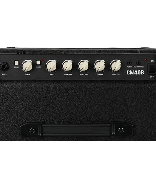 Cort Combo para Bajo Eléctrico 40W 1x10" CM40B Negro, Serie CM
