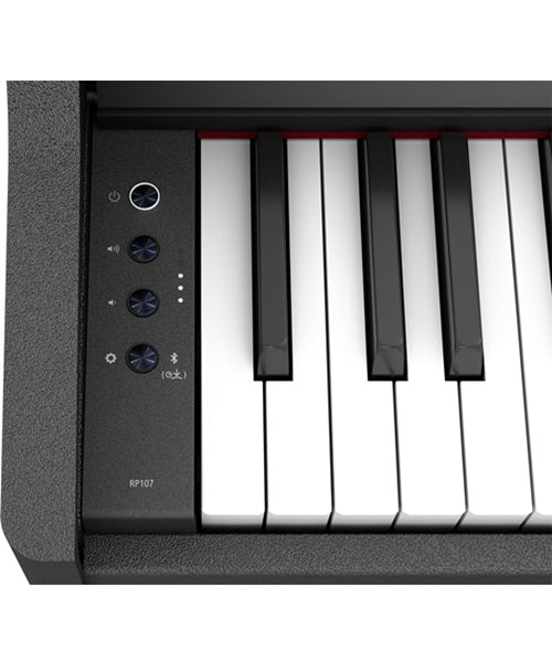 Roland Piano RP-107 BK Digital Negro con Base y Pedalera